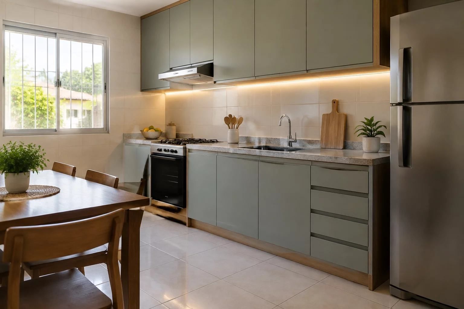 Projeto sobre a mesa